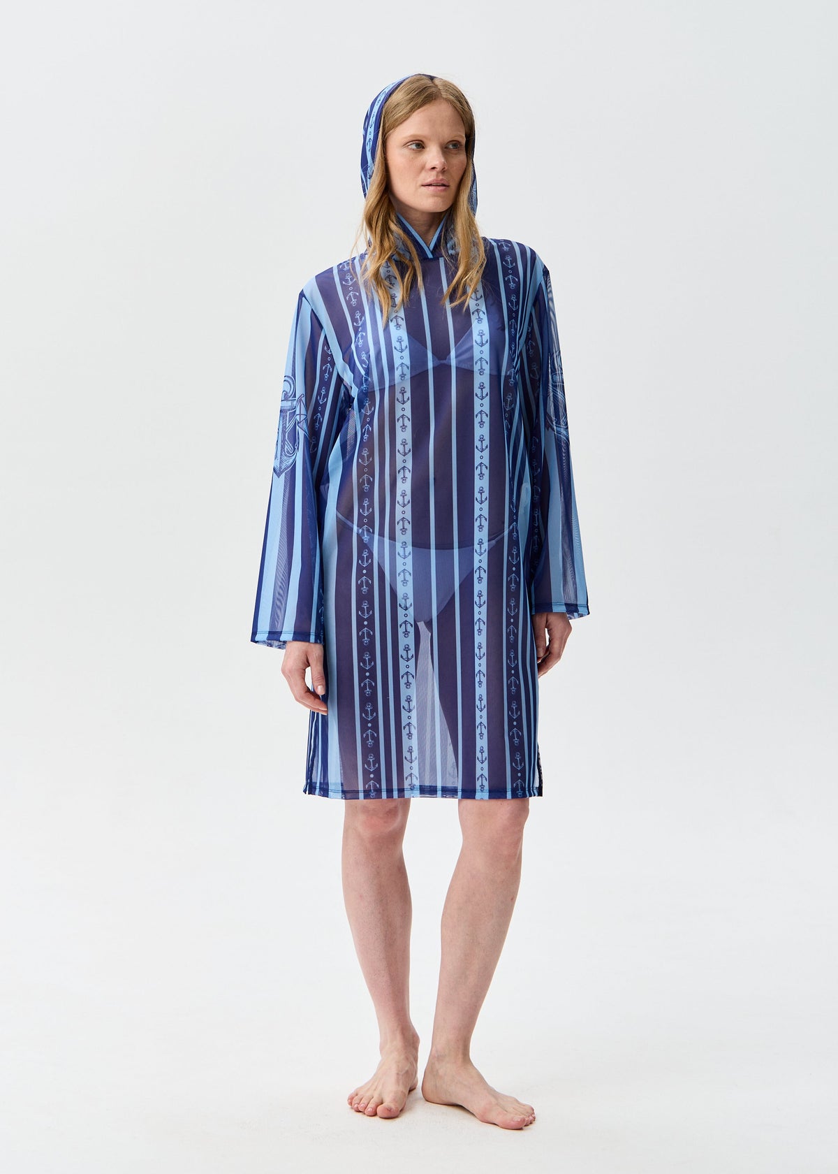 Yacht Mesh Beach Tunic for Women – Lightweight UV Cover-Up with Exclusive Design (на проверку) - BRIKOLY