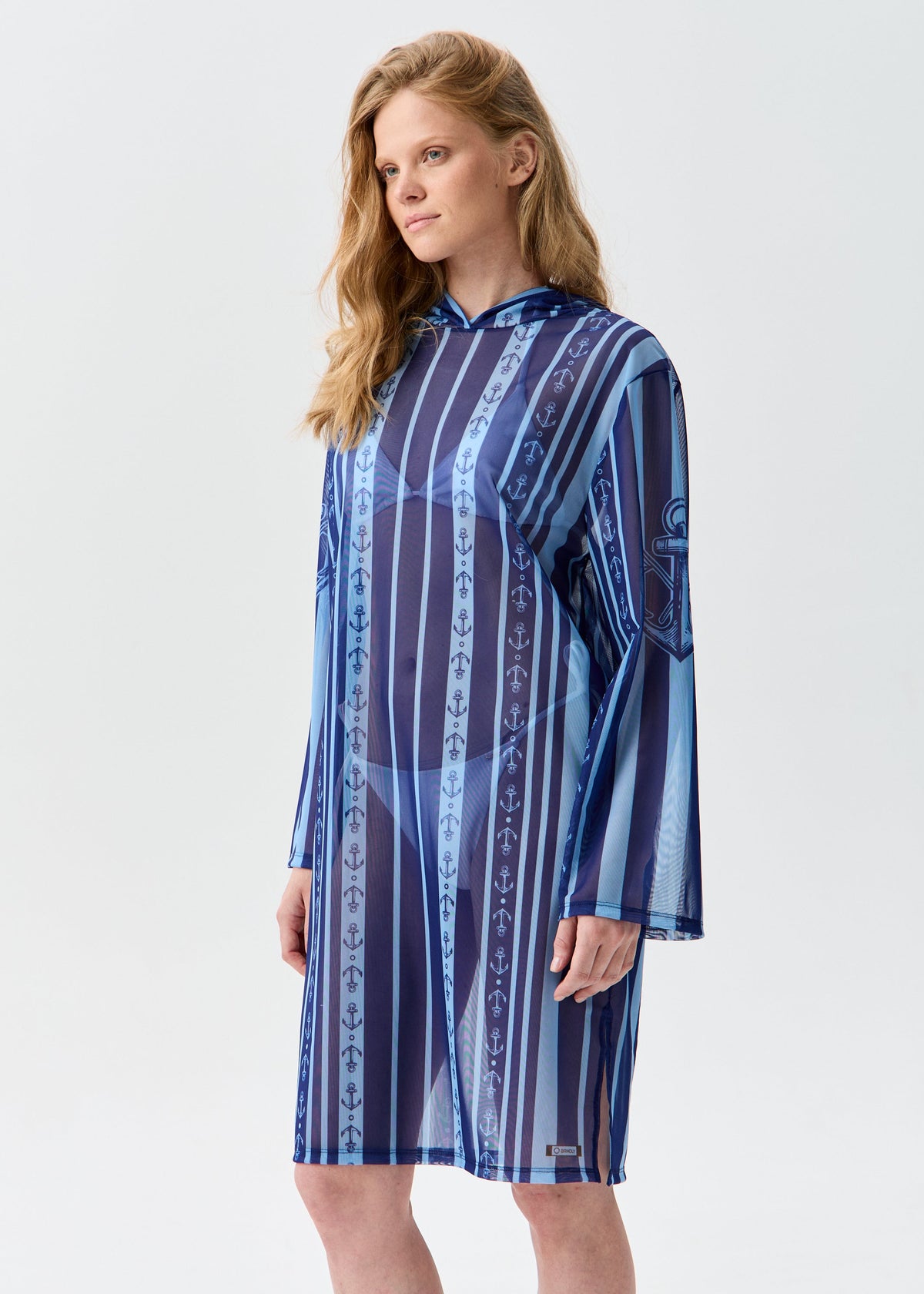 Yacht Mesh Beach Tunic for Women – Lightweight UV Cover-Up with Exclusive Design (на проверку) - BRIKOLY