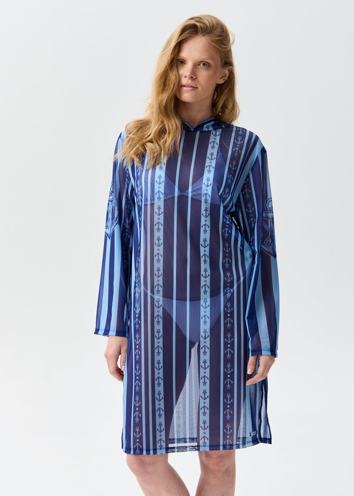 Yacht Mesh Beach Tunic for Women – Lightweight UV Cover-Up with Exclusive Design (на проверку) - BRIKOLY