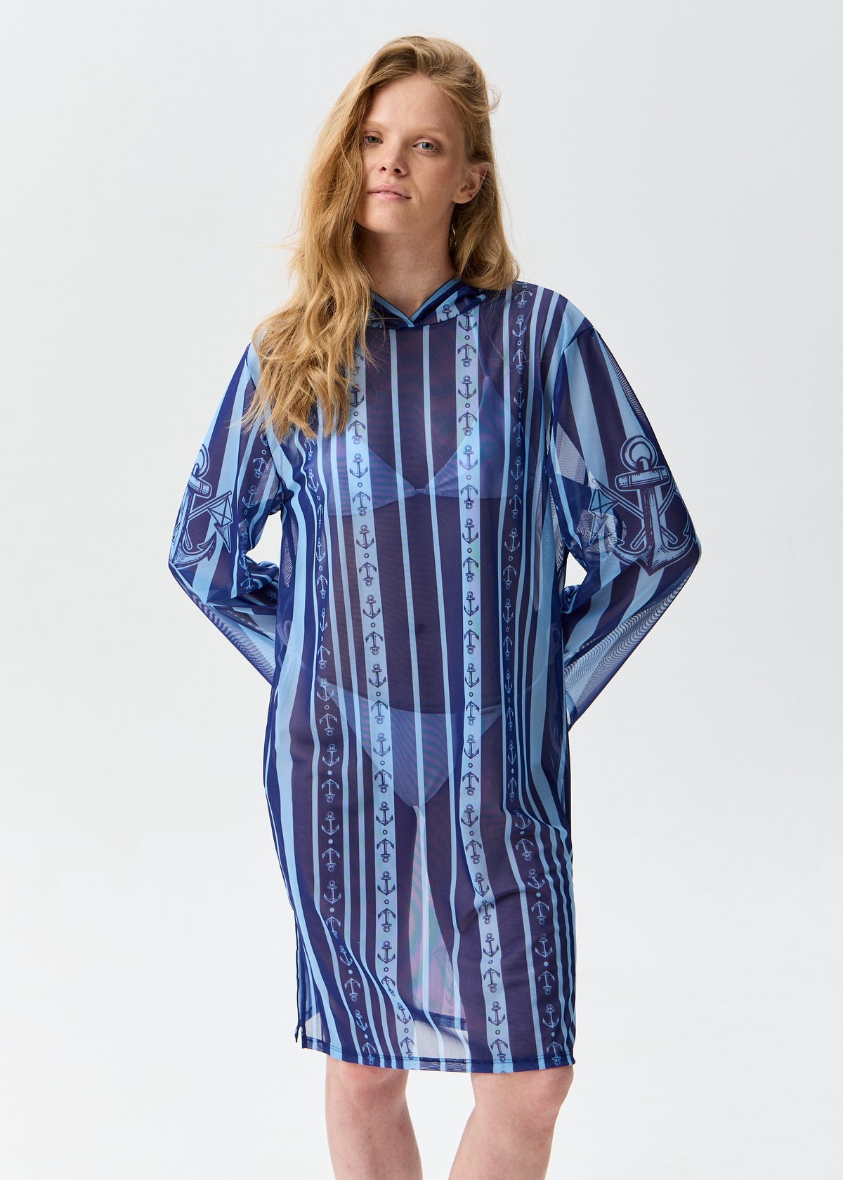 Yacht Mesh Beach Tunic for Women – Lightweight UV Cover-Up with Exclusive Design (на проверку) - BRIKOLY