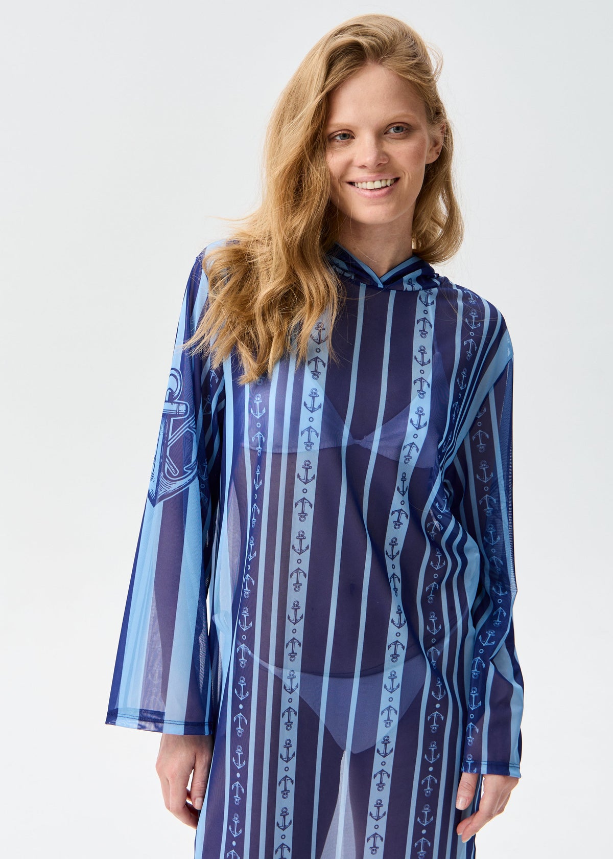 Yacht Mesh Beach Tunic for Women – Lightweight UV Cover-Up with Exclusive Design (на проверку) - BRIKOLY