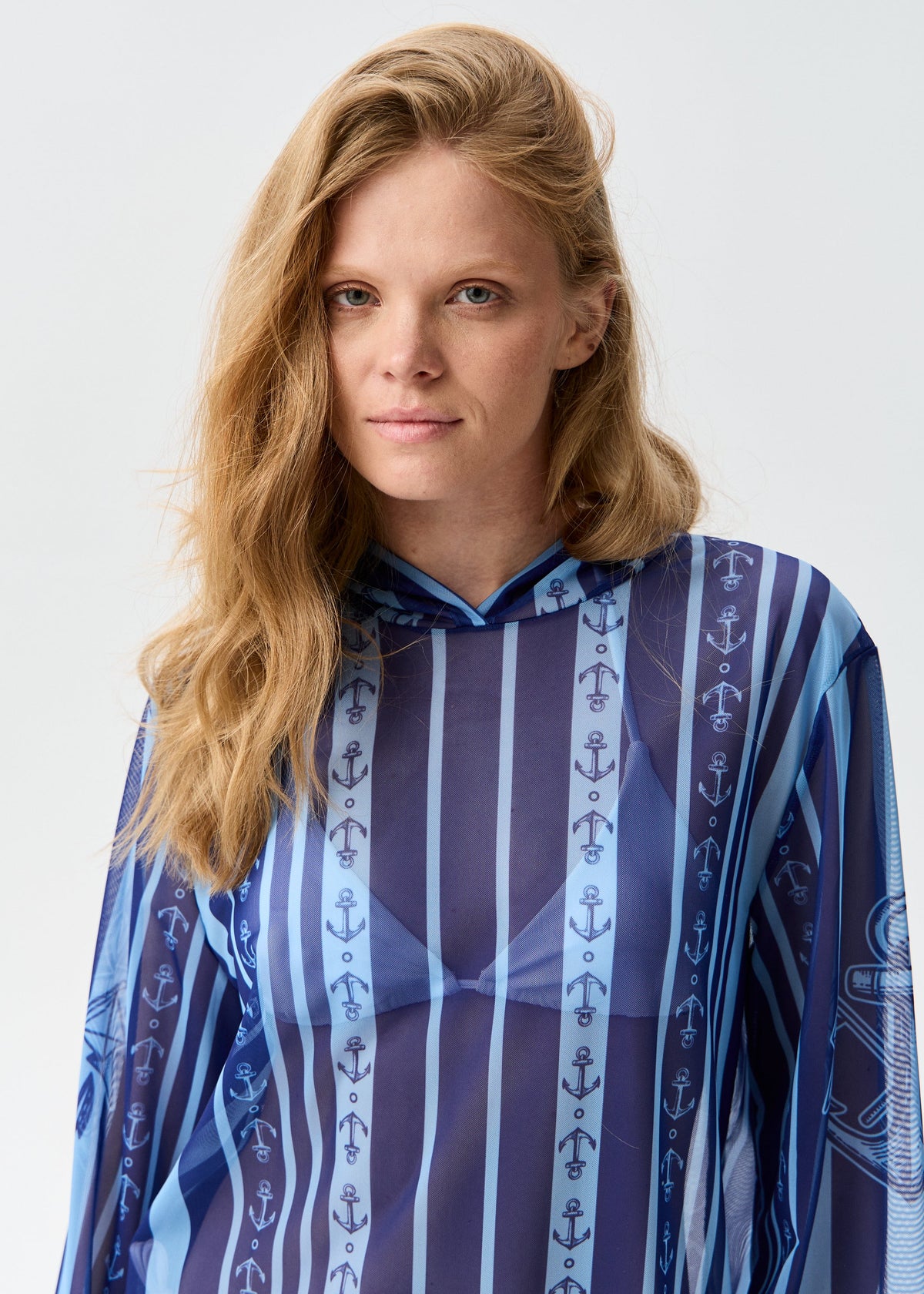 Yacht Mesh Beach Tunic for Women – Lightweight UV Cover-Up with Exclusive Design (на проверку) - BRIKOLY