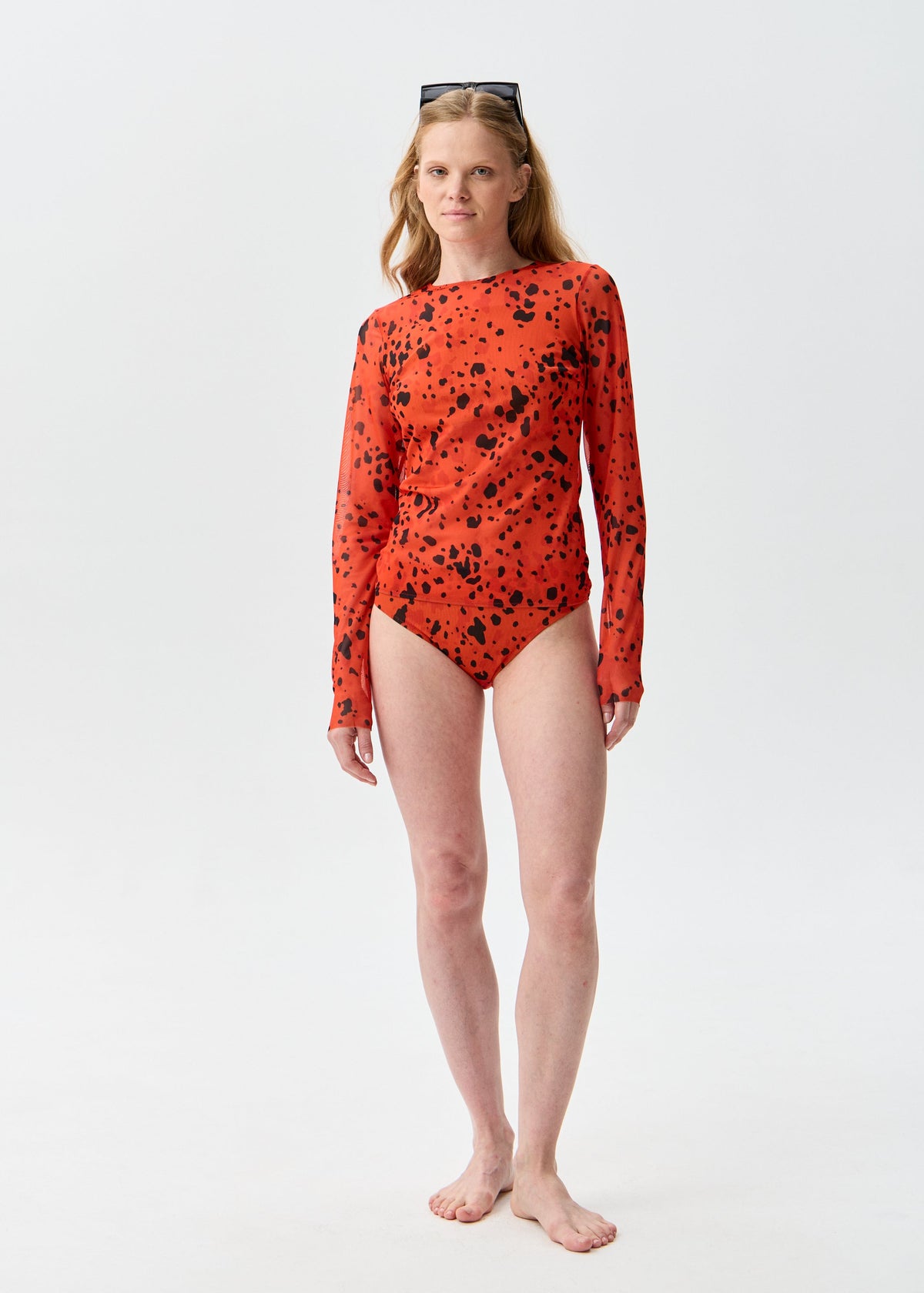 Buckwheat Mesh Swimsuit SPF50 – Long Sleeve Bikini Set for Safe Tan (на проверку) - BRIKOLY
