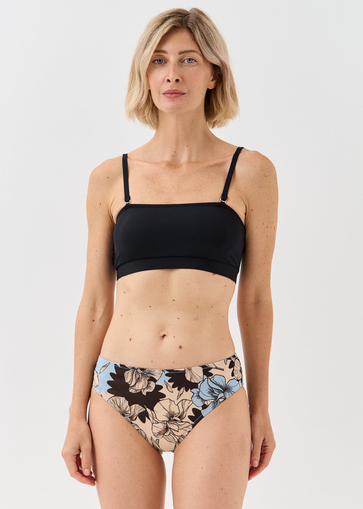 Iris Double-Layer Mesh Bikini Bottoms | Women's Designer Swimwear