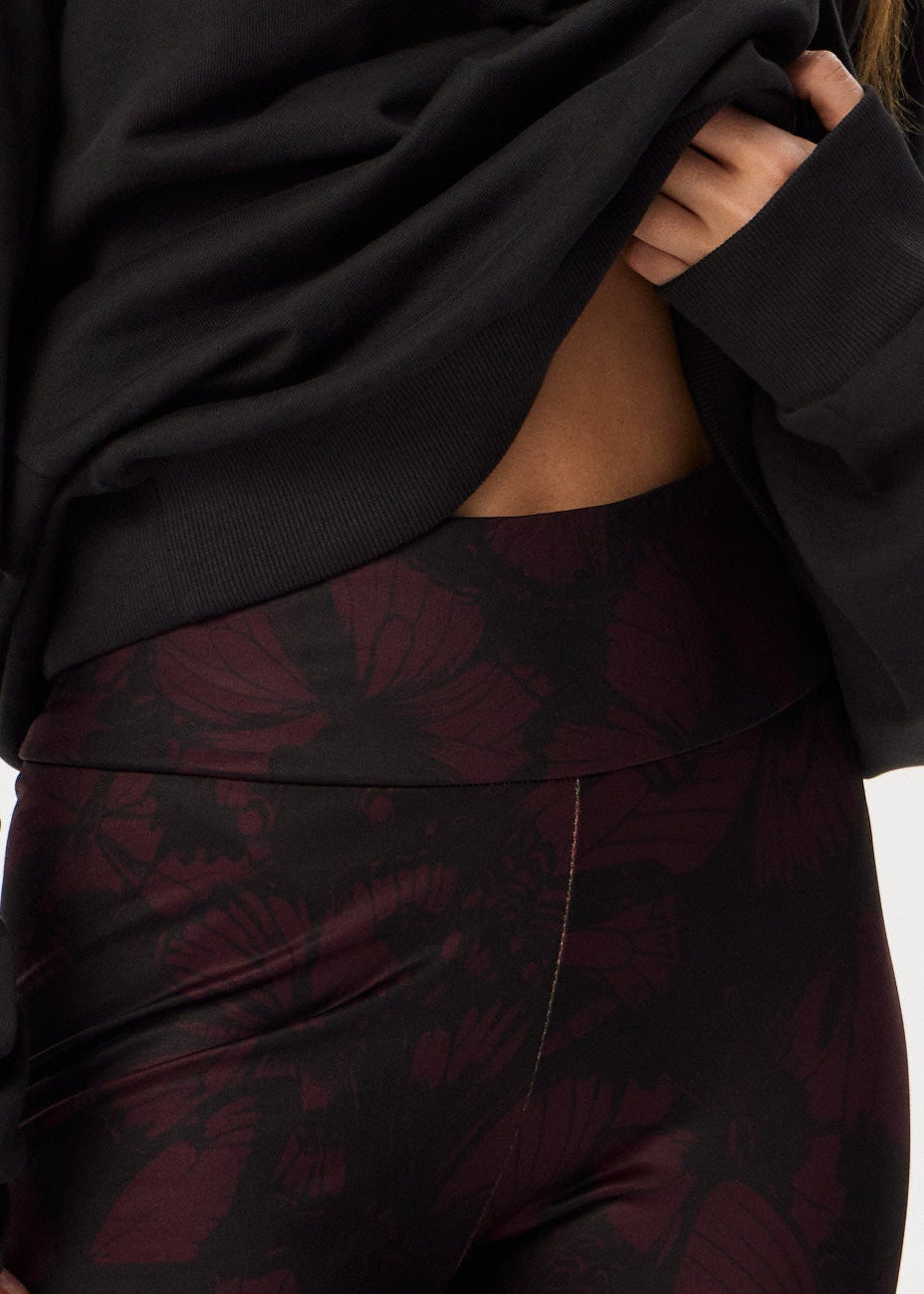 Butterfly Tattoo Print Winter Leggings – Cozy, Bold & Stylish - BRIKOLY