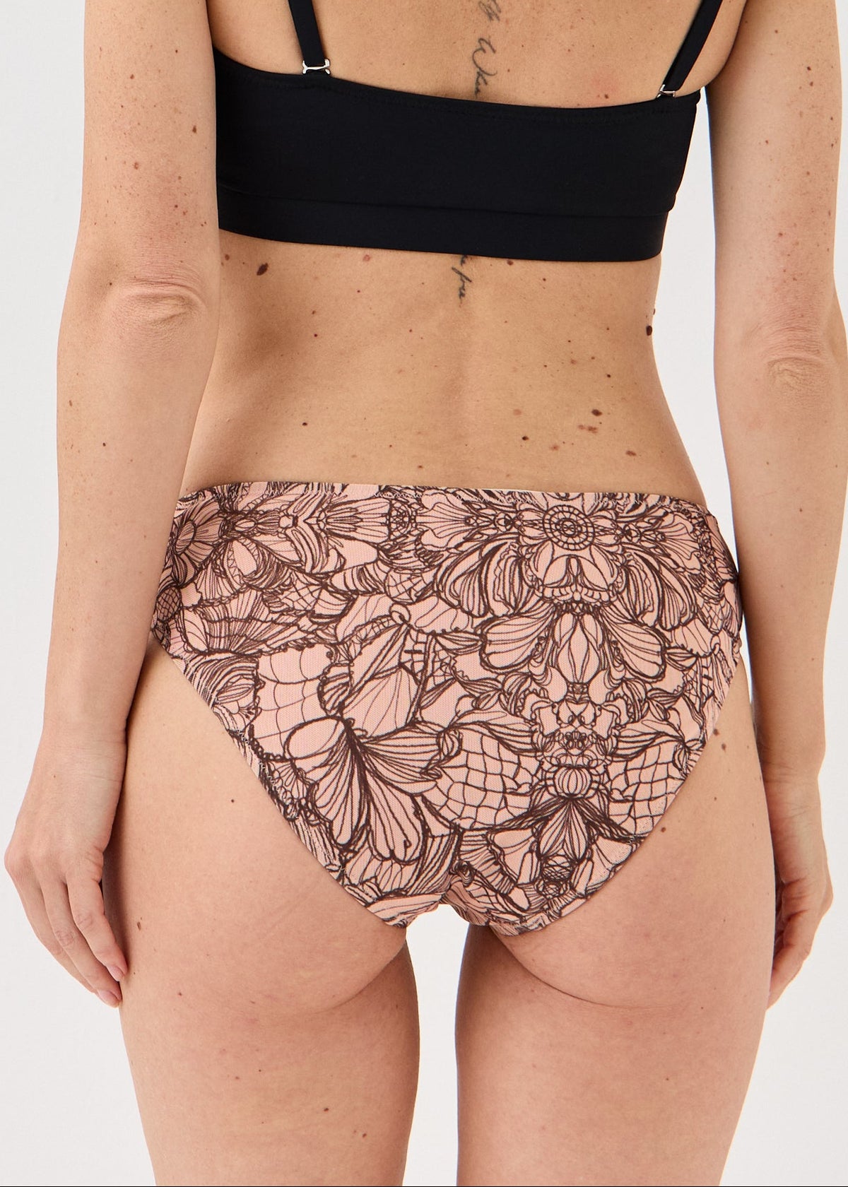 Lace Double-Layer Mesh Bikini Bottoms | Women's Designer Swimwear