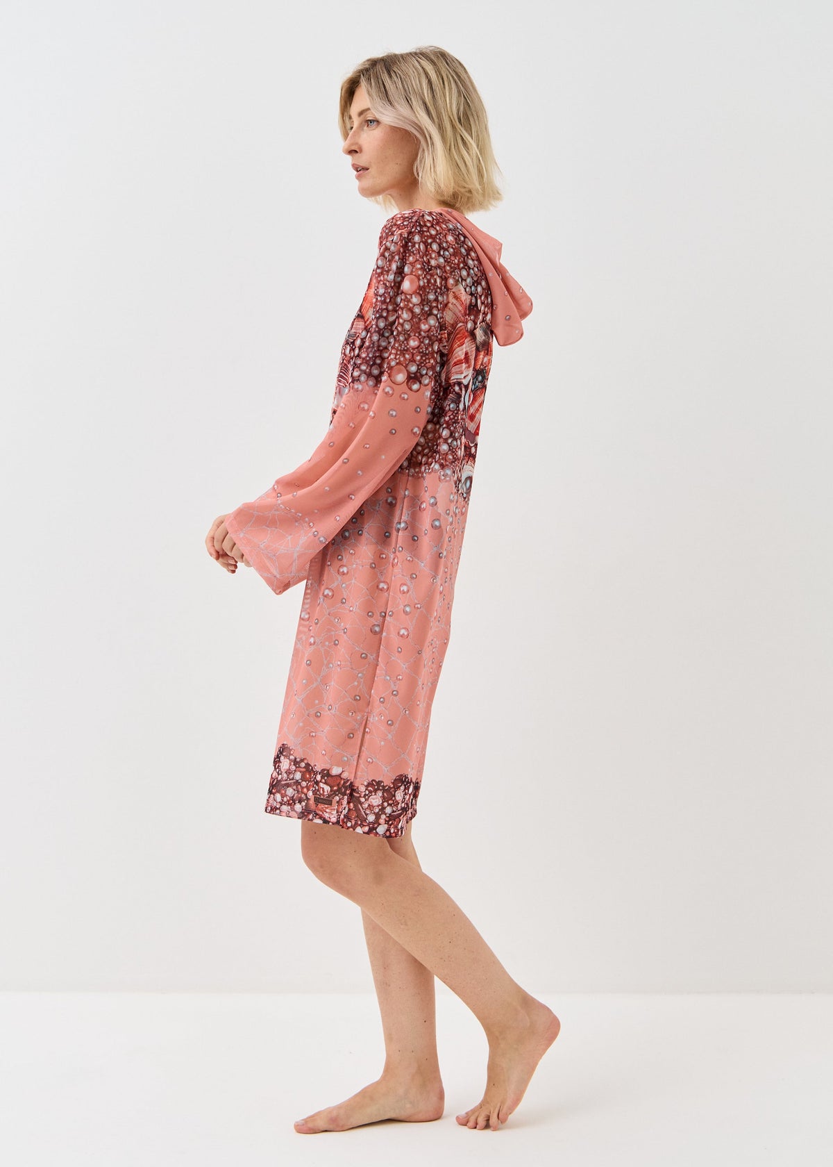 Shell Mesh Beach Tunic for Women – Lightweight UV Cover-Up with Exclusive Design - BRIKOLY