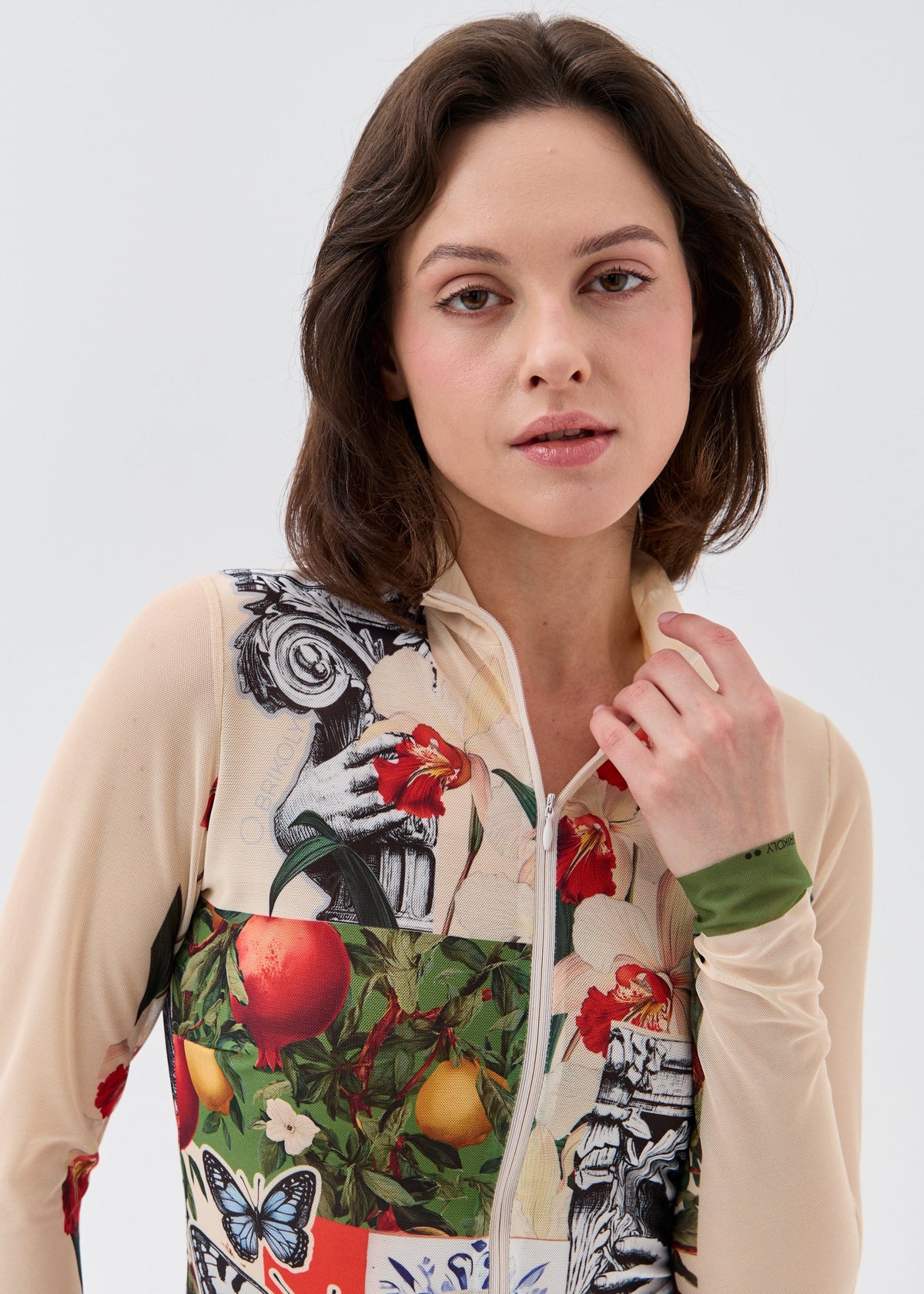 Greece Smart Mesh Rashguard Swimsuit - No Tan Lines, UV Protection (на проверку) - BRIKOLY