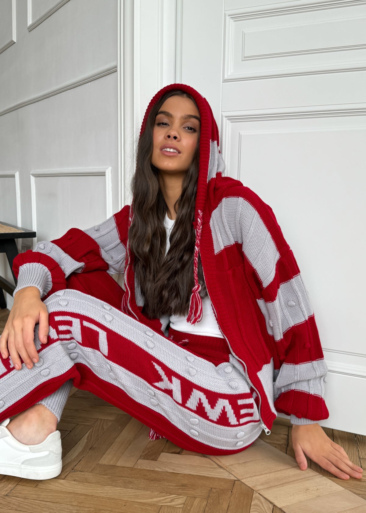 Cherry Boho Knitwear Set - Cozy, Stylish & Versatile - BRIKOLY