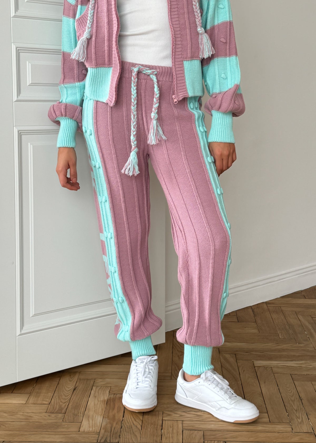 Mint Boho Knitwear Set - Cozy, Stylish & Versatile - BRIKOLY