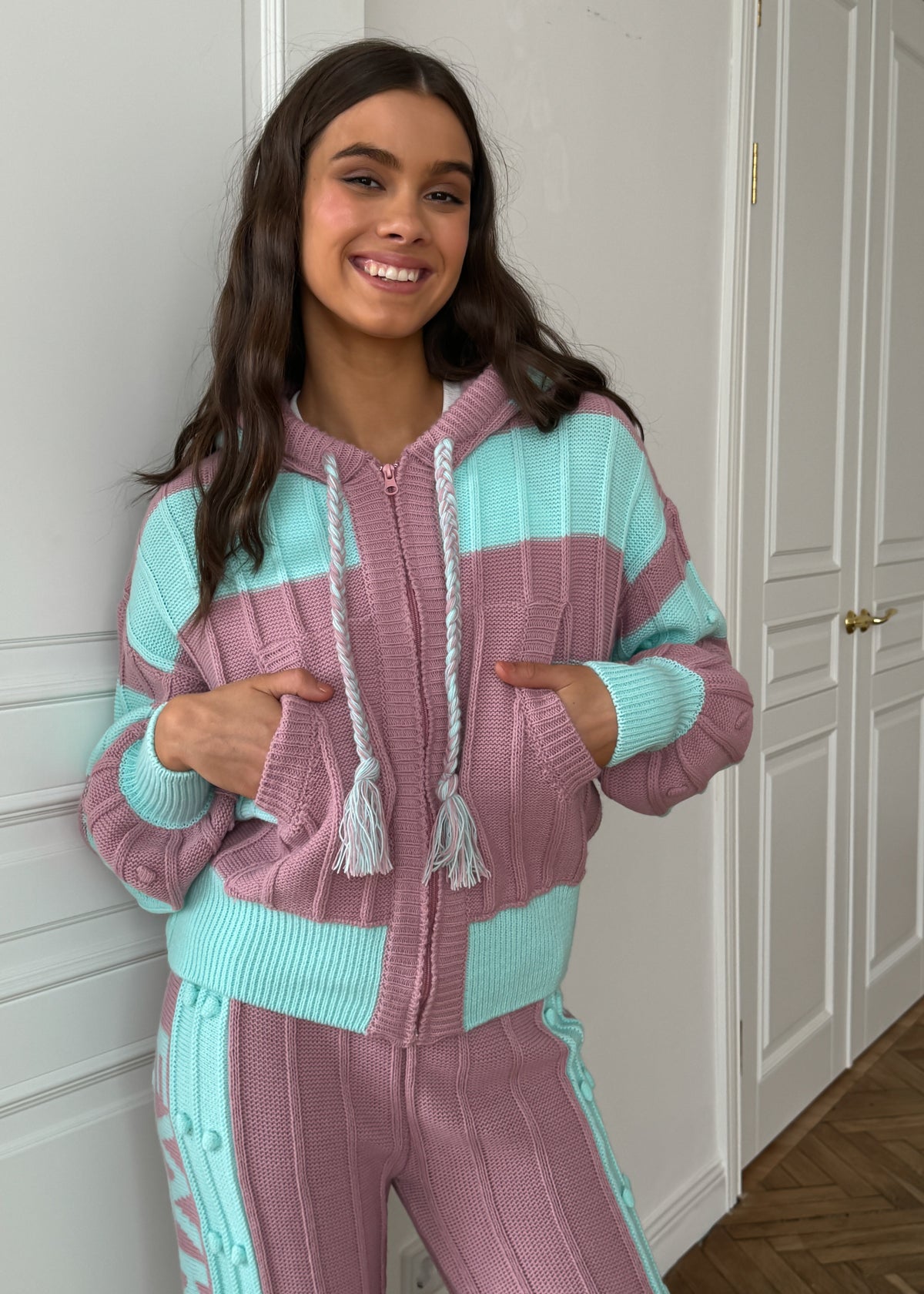 Mint Boho Knitwear Set - Cozy, Stylish & Versatile - BRIKOLY