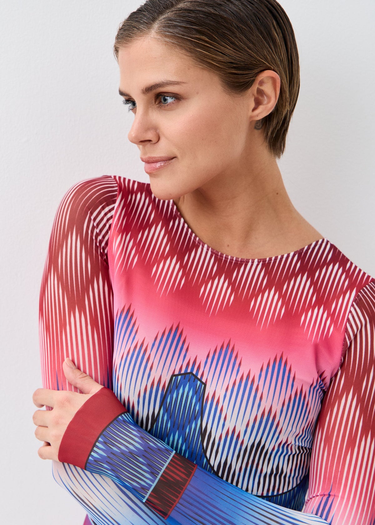 Cherry Blue Swimsuit – Exclusive Swimwear for Even, Healthy Tan with Sun Protection - BRIKOLY