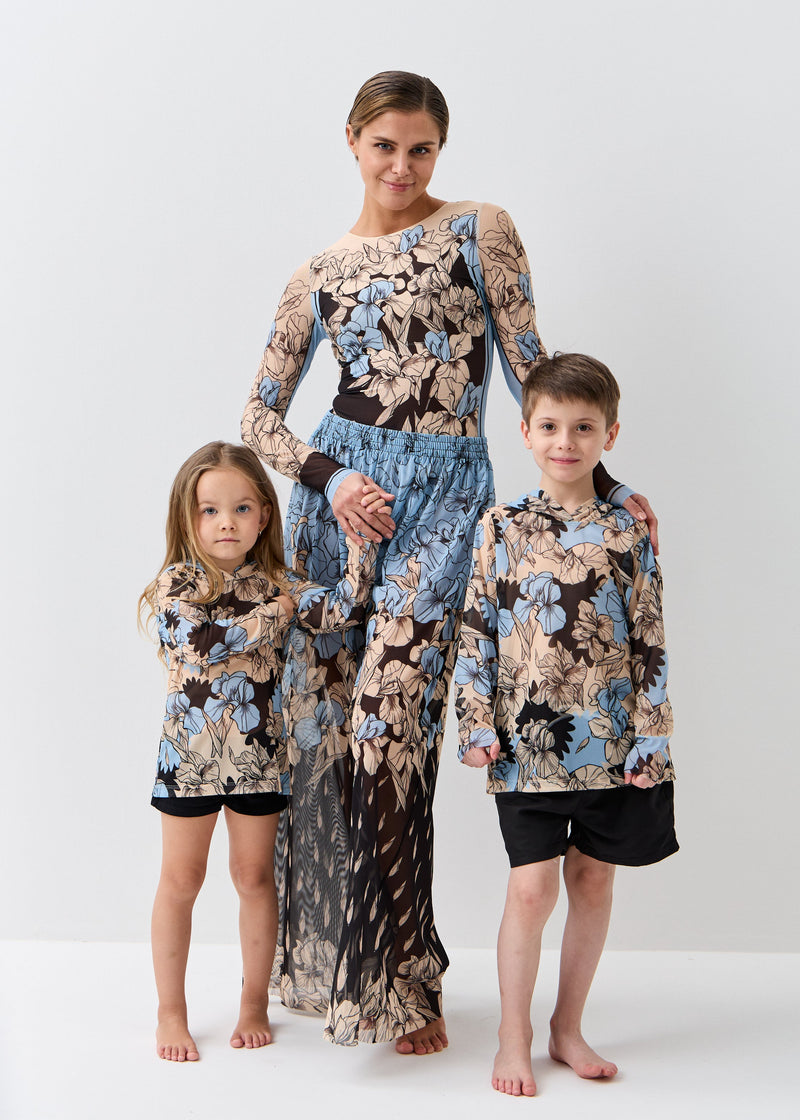 Iris Kids’ Smart Mesh Tunic - Sun-Safe "Full Family Look" - BRIKOLY