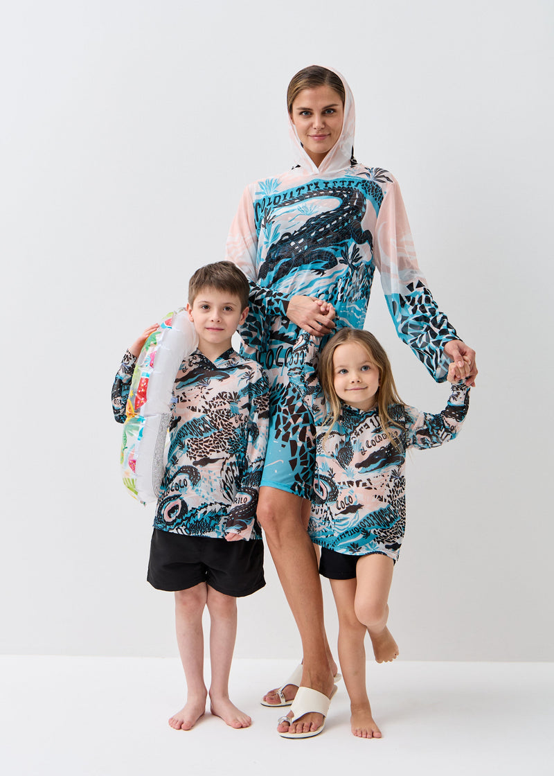 Coco Kids’ Smart Mesh Tunic - Sun-Safe "Full Family Look" - BRIKOLY