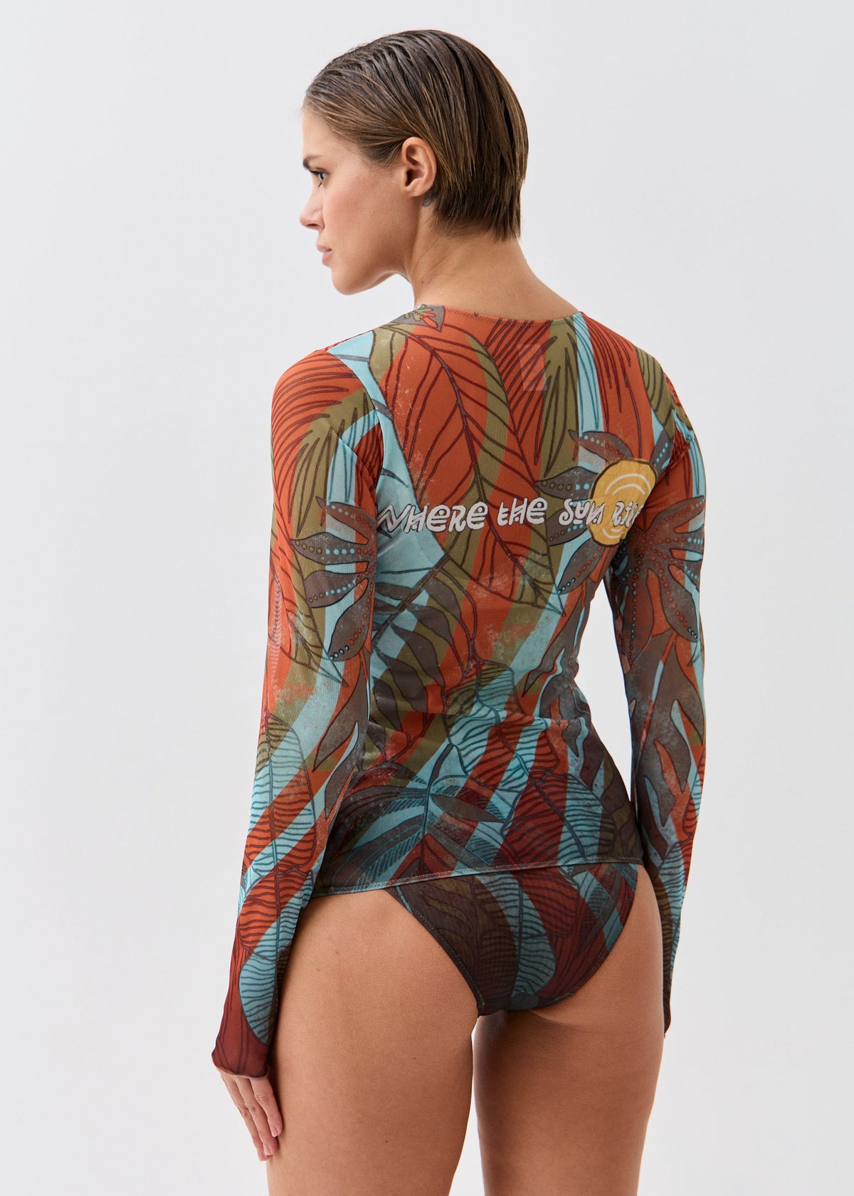 Zebra Mesh Swimsuit SPF50 – Long Sleeve Bikini Set for Safe Tan (на проверку) - BRIKOLY