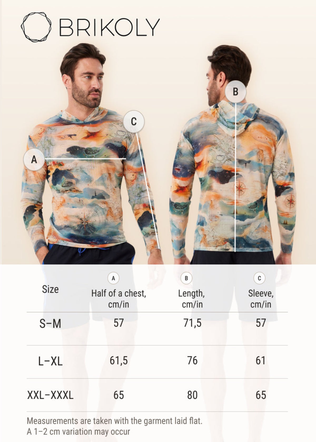 Coral Orange Men's Mesh Rash Guard – SPF 50 Long Sleeve Swim Shirt (на проверку) - BRIKOLY