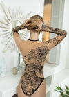 Aster Long Sleeve Bodysuit for Women – Unique Tattoo Design - BRIKOLY