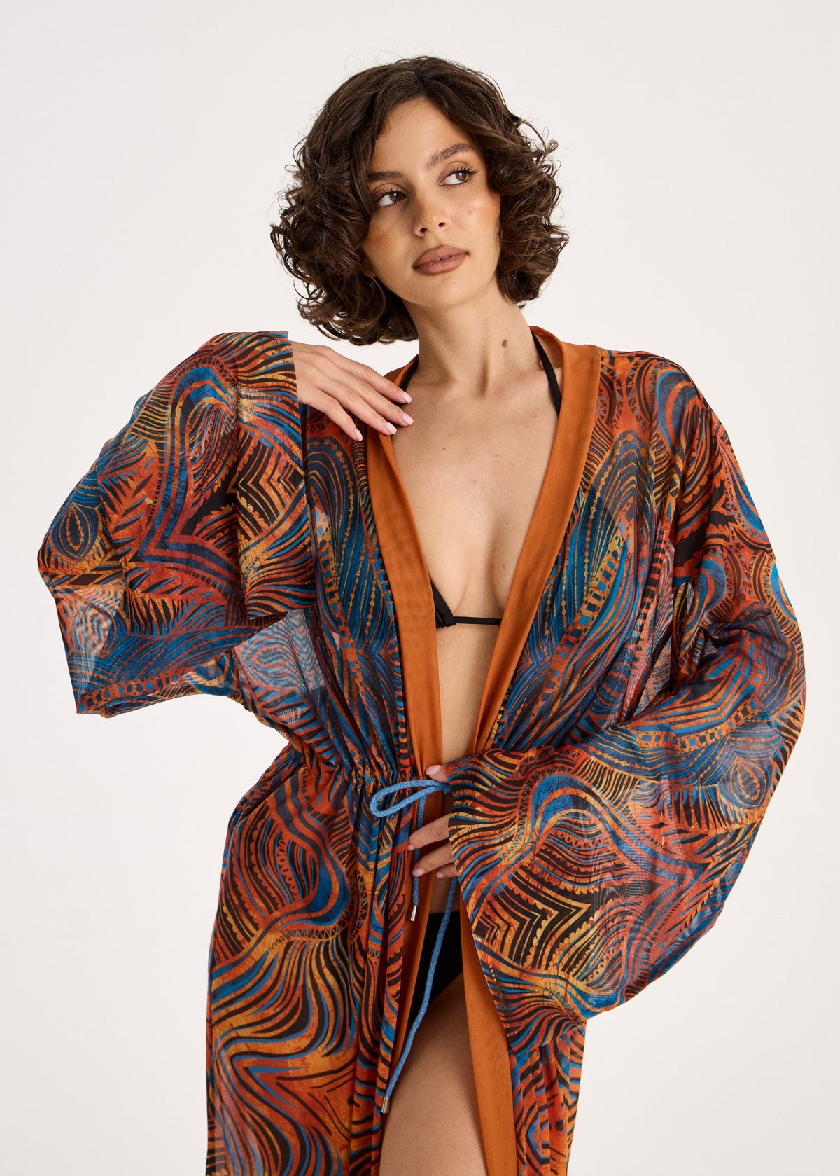 Egypt Sheer Maxi Beach Cover-Up – Elegance Meets Effortless Style