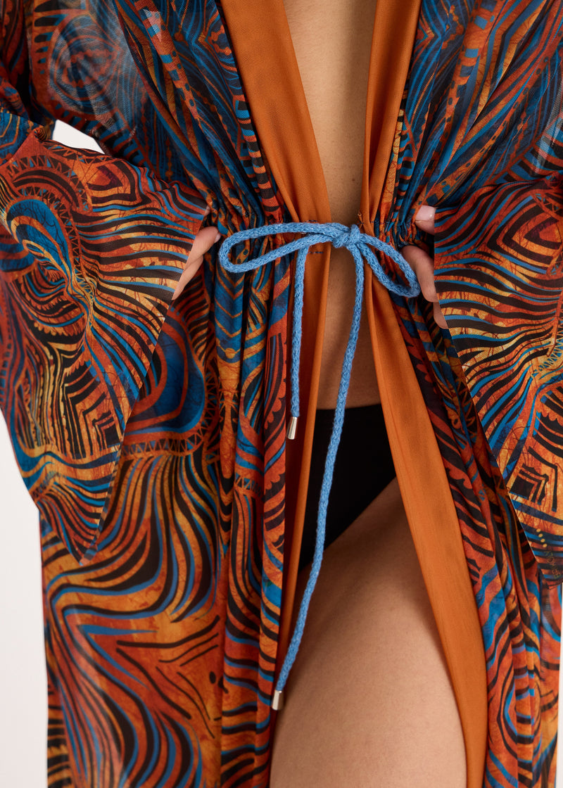 Egypt Sheer Maxi Beach Cover-Up – Elegance Meets Effortless Style