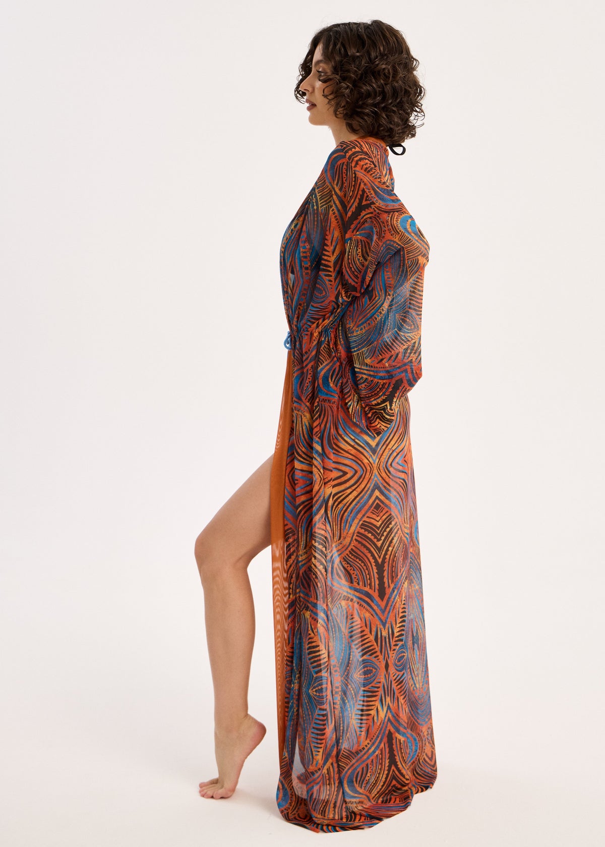 Egypt Sheer Maxi Beach Cover-Up – Elegance Meets Effortless Style