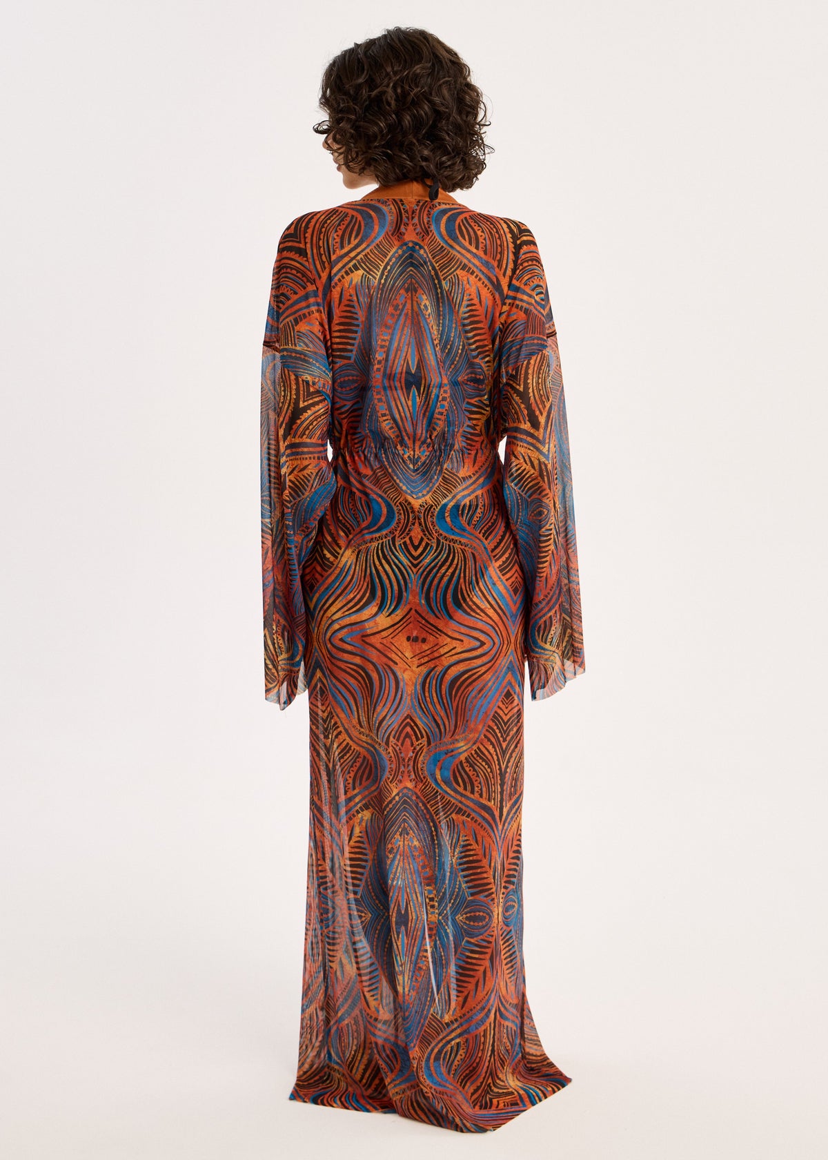 Egypt Sheer Maxi Beach Cover-Up – Elegance Meets Effortless Style