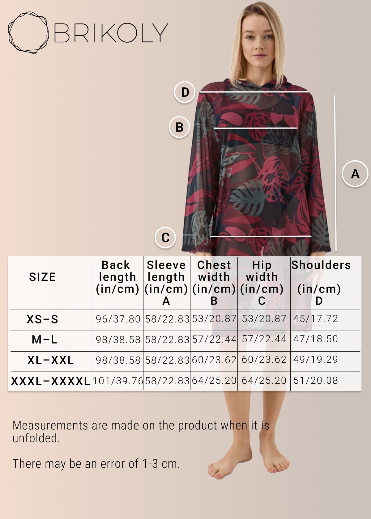 Shawl Mesh Beach Tunic for Women – Lightweight UV Cover-Up with Exclusive Design - BRIKOLY